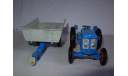 модель трактора с прицепом 1/43 Fordson Tractor + Whitlock Trailer King Size Lesney Matchbox England металл 1:43, масштабная модель, scale43