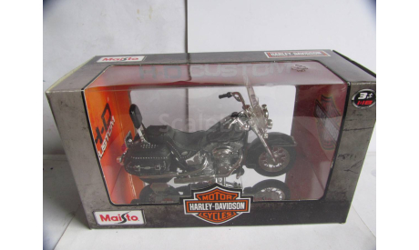 1/18 модель мотоцикл Harley Davidson FLSTS Hertitage Softail Ckassic 2002 Maisto металл 1:18 Harley-Davidson, масштабная модель мотоцикла, scale18