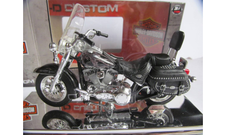 1/18 модель мотоцикл Harley Davidson FLSTS Hertitage Softail Ckassic 2002 Maisto металл 1:18 Harley-Davidson, масштабная модель мотоцикла, scale18