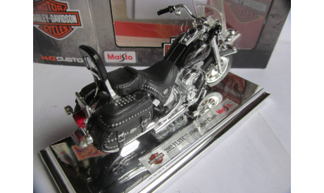 1/18 модель мотоцикл Harley Davidson FLSTS Hertitage Softail Ckassic 2002 Maisto металл 1:18 Harley-Davidson, масштабная модель мотоцикла, scale18