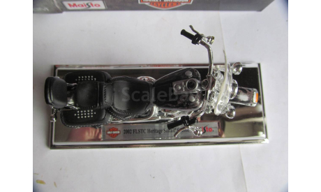 1/18 модель мотоцикл Harley Davidson FLSTS Hertitage Softail Ckassic 2002 Maisto металл 1:18 Harley-Davidson, масштабная модель мотоцикла, scale18
