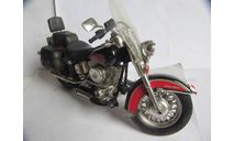 1/10 мотоцикл Harley-Davidson Heritage Softail Custom Classic Guiloy металл, масштабная модель мотоцикла, scale10