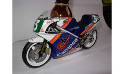 модель 1/12 гоночный мотоцикл HONDA NSR 250cc GP 1988 Sito Pons #3  Altaya металл 1:12