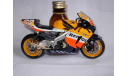 модель 1/12 гоночный мотоцикл HONDA - RC211V TEAM REPSOL N 69 MOTOGP 2004 N.HAYDEN WORLD CHAMPION Altaya металл 1:12, масштабная модель мотоцикла, scale12