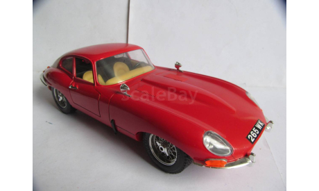 модель 1/18 Jaguar E Coupe 1961 Burago Italy металл 1:18, масштабная модель, BBurago, scale18