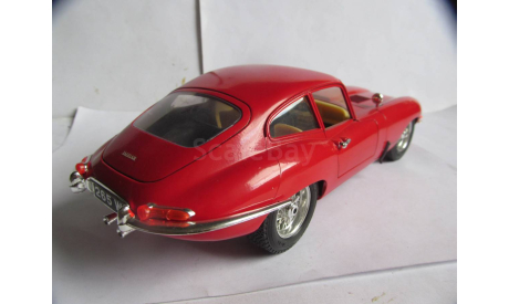 модель 1/18 Jaguar E Coupe 1961 Burago Italy металл 1:18, масштабная модель, BBurago, scale18