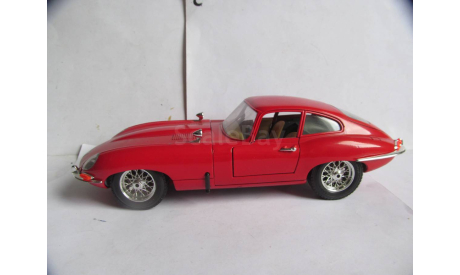 модель 1/18 Jaguar E Coupe 1961 Burago Italy металл 1:18, масштабная модель, BBurago, scale18