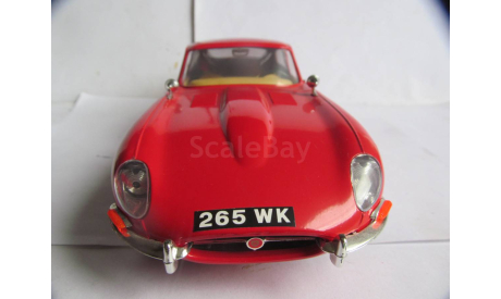 модель 1/18 Jaguar E Coupe 1961 Burago Italy металл 1:18, масштабная модель, BBurago, scale18