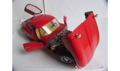 модель 1/18 Jaguar E Coupe 1961 Burago Italy металл 1:18, масштабная модель, BBurago, scale18