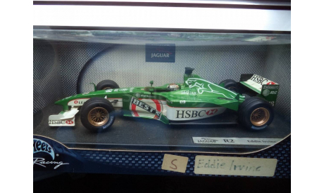 модель F1 Формулы 1 1/18 Jaguar R2 2001 #18 Eddie Irvine Mattel/Hot Wheels металл, масштабная модель, 1:18, Mattel Hot Wheels