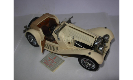 модель 1/24 Jaguar SS-100 1938 Franklin Mint металл 1:24 100, масштабная модель, scale24