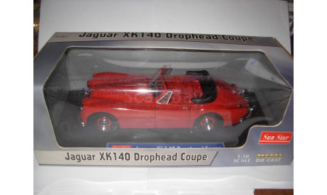 модель 1/18 Jaguar XK-140 Drophead Coupe Sun Star European Classics металл 1:18, масштабная модель, scale18, Sunstar