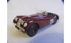 модель 1:43 гоночный Jaguar XK120 #729 Mille Miglia Brumm Italy металл 1/43