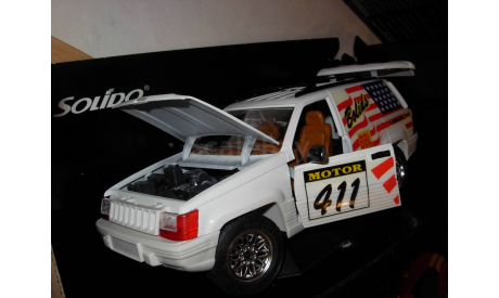 модель 1/18 Jeep Grand Cherokee Rally 411 Solido металл 1:18, масштабная модель, scale18, Renault