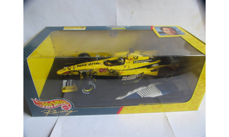 модель F1 Формула 1 1/18 Jordan 199 launch version 2000 #5 H H Frentzen Mattel/Hot Wheels металл 1:18, масштабная модель, Mattel Hot Wheels, Honda, scale18