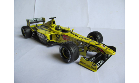 модель F1 Формула 1 1/18 Jordan Honda EJ10 2000 #5 H H Frentzen Mattel/Hot Wheels металл 1:18, масштабная модель, Mattel Hot Wheels, scale18
