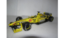 модель F1 Формула 1 1/18 Jordan Honda EJ10 2000 #5 H H Frentzen Mattel/Hot Wheels металл 1:18, масштабная модель, scale18, Mattel Hot Wheels