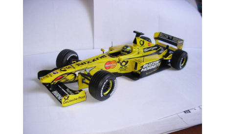 модель F1 Формула 1 1/18 Jordan Mugen Honda EJ10 2000 #5 Frentzen Mattel/Hot Wheels металл 1:18, масштабная модель, scale18, Mattel Hot Wheels