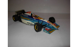 модель 1/18 F1 Formula/Формула-1 Jordan Peugeot 195 1995 №14 Barrichello Minichamps /PMA металл 1:18