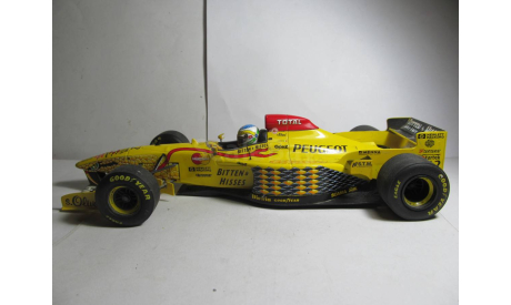 модель F1 Формула 1 1/18 Jordan Peugeot 197 1997 #12 Fisichella Paul’s Model Art металл 1:18, масштабная модель, Minichamps