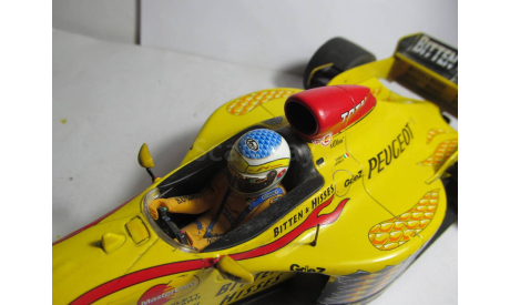 модель F1 Формула 1 1/18 Jordan Peugeot 197 1997 #12 Fisichella Paul’s Model Art металл 1:18, масштабная модель, Minichamps