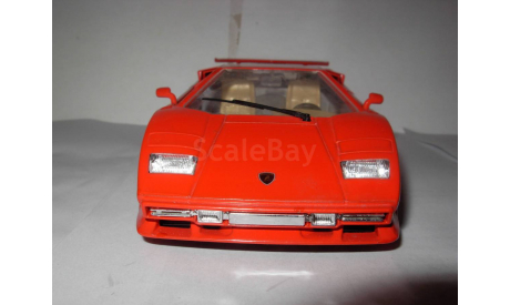 модель 1/24 Lamborghini Countach 1988  Burago Italy металл 1:24, масштабная модель, scale24, BBurago