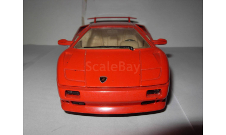 модель 1/24 Lamborghini Diablo 1990 Burago Italy металл 1:24, масштабная модель, scale24, BBurago