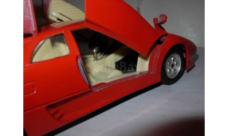 модель 1/24 Lamborghini Diablo 1990 Burago Italy металл 1:24, масштабная модель, scale24, BBurago