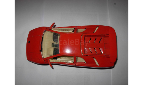 модель 1/24 Lamborghini Diablo 1990 Burago Italy металл 1:24, масштабная модель, scale24, BBurago