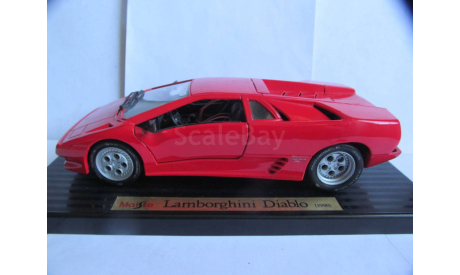модель 1/18 Lamborghini Diablo 1990 Maisto металл 1:18, масштабная модель, scale18, Maisto-Swarovski