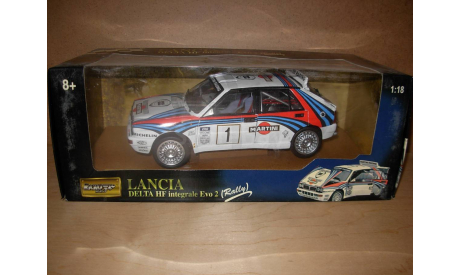 модель 1:18 LANCIA DELTA HF INTEGRALE EVO2 Rally №1 Ricko металл, масштабная модель, 1/18