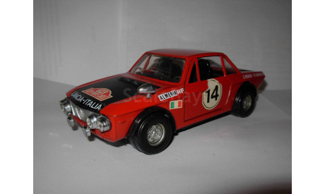 модель 1/25 Lancia Fulvia 1600 HF Rally Monte-Carlo Rallie Ралли Politoys металл 1:25, масштабная модель, 1:24, 1/24