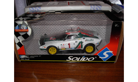 модель 1/18 Lancia Stratos AlItalia 1977 Rally Monte Carlo Munari Maiga Solido металл, масштабная модель, scale18