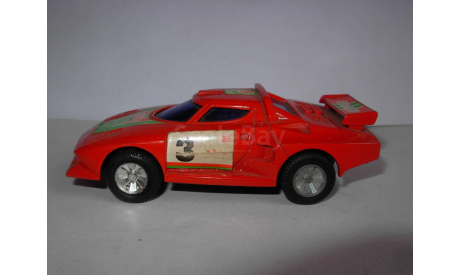 модель 1:45 Lancia Stratos Rallye Monte Carlo 1971 Pull Back металл 1/45, масштабная модель, scale43