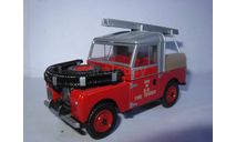 модель  1/43 пожарый LandRover 90 Fire Tender Oxford металл 1:43, масштабная модель, Land Rover, scale43