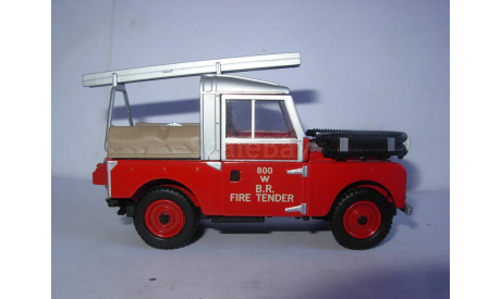 модель  1/43 пожарный LandRover 90 Fire Tender Oxford металл 1:43 пожарная, масштабная модель, scale43, Land Rover