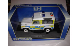 модель 1/18 LandRover Defender 90 UK Police Norfolk полиция Universal Hobbies  металл 1:18