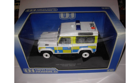 модель 1/18 LandRover Defender 90 UK Police Norfolk полиция Universal Hobbies  металл 1:18, масштабная модель, scale18, Land Rover