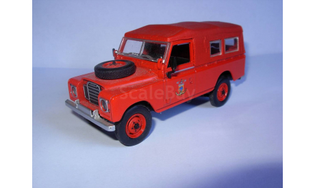 модель  1/43 пожарый LandRover 1971 DelPrado металл 1:43, масштабная модель, scale43, Del Prado, Land Rover