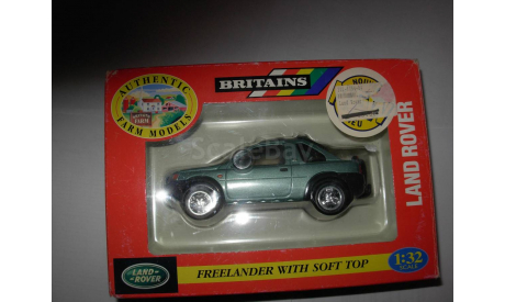 модель 1/32 Landrover Freelander Soft top Britains металл 1:32, масштабная модель, scale32, Land Rover