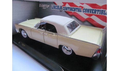 модель 1/18 Lincoln Continetal Convertible 1963 RICKO Мерседес металл 1:18, масштабная модель, scale18