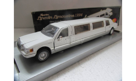 модель 1/24 Lincoln Towncar Limousine 1996 Sunnyside металл 1:24, масштабная модель, scale24