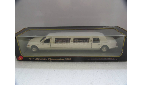 модель 1/24 Lincoln Towncar Limousine 1996 Sunnyside металл 1:24, масштабная модель, scale24