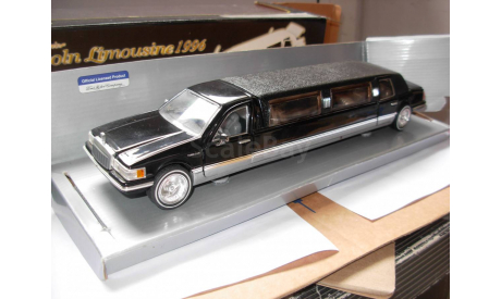 модель 1/26 Lincoln Towncar Limousine 1996 S-wheels Superior металл 1:26, масштабная модель, scale24