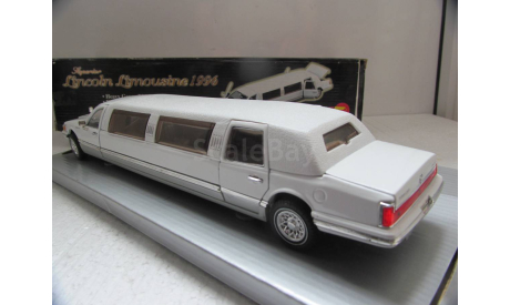 модель 1/24 Lincoln Towncar Limousine 1996 Sunnyside металл 1:24, масштабная модель, scale24