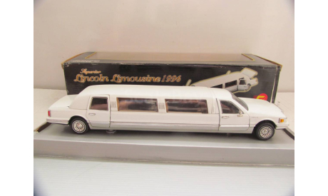 модель 1/24 Lincoln Towncar Limousine 1996 Sunnyside металл 1:24, масштабная модель, scale24