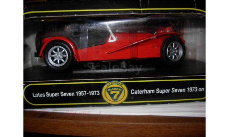 Miniature Lotus Caterham Super 7 – 1957-1973 – Cabriolet Bleu Métal – Anson 1/18