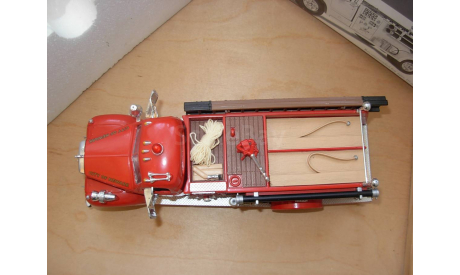 модель 1/34 pumper/пожарный автонасос Mack B 1960 Newark First Gear металл 1:34, масштабная модель, scale32