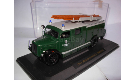 модель 1/43 пожарный Magirus Deuts S 3000 SLG 1941 Yatming Signature Series металл пожарная 1:43, масштабная модель, Yatming/ American Mint, Magirus-Deutz, scale43