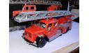 модель  1/43 пожарная автолестница Magirus Deutz Merkur 150 DL30 Düsseldorf Minichamps металл 1:43, масштабная модель, Magirus-Deutz